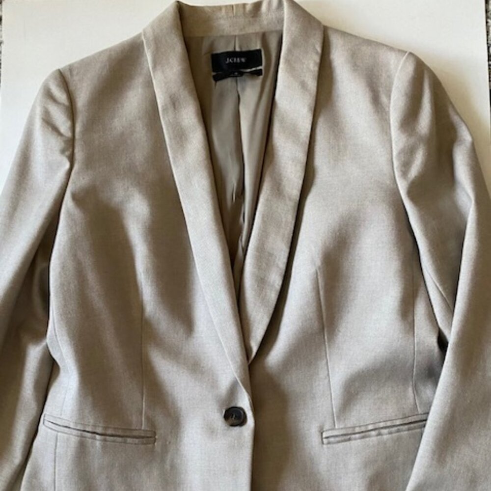 Linen blend JCrew Blazer